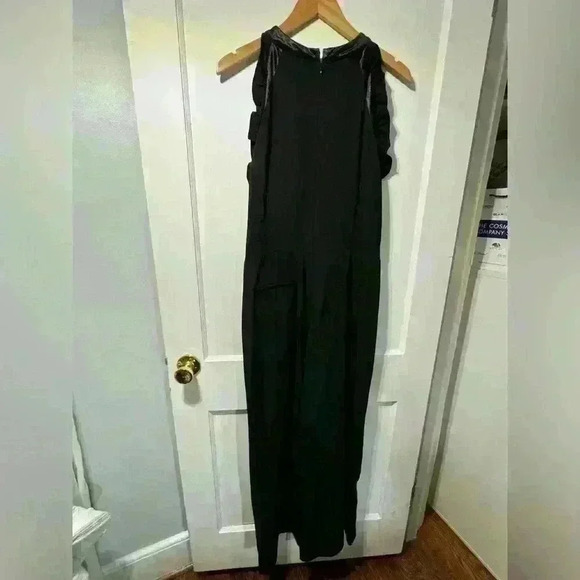 NWT Cece High Neck Ruffle Halter Jumpsuit - Picture 4 of 6